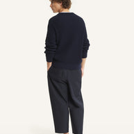 FOX HEAD COTTON RIBBED JUMPER