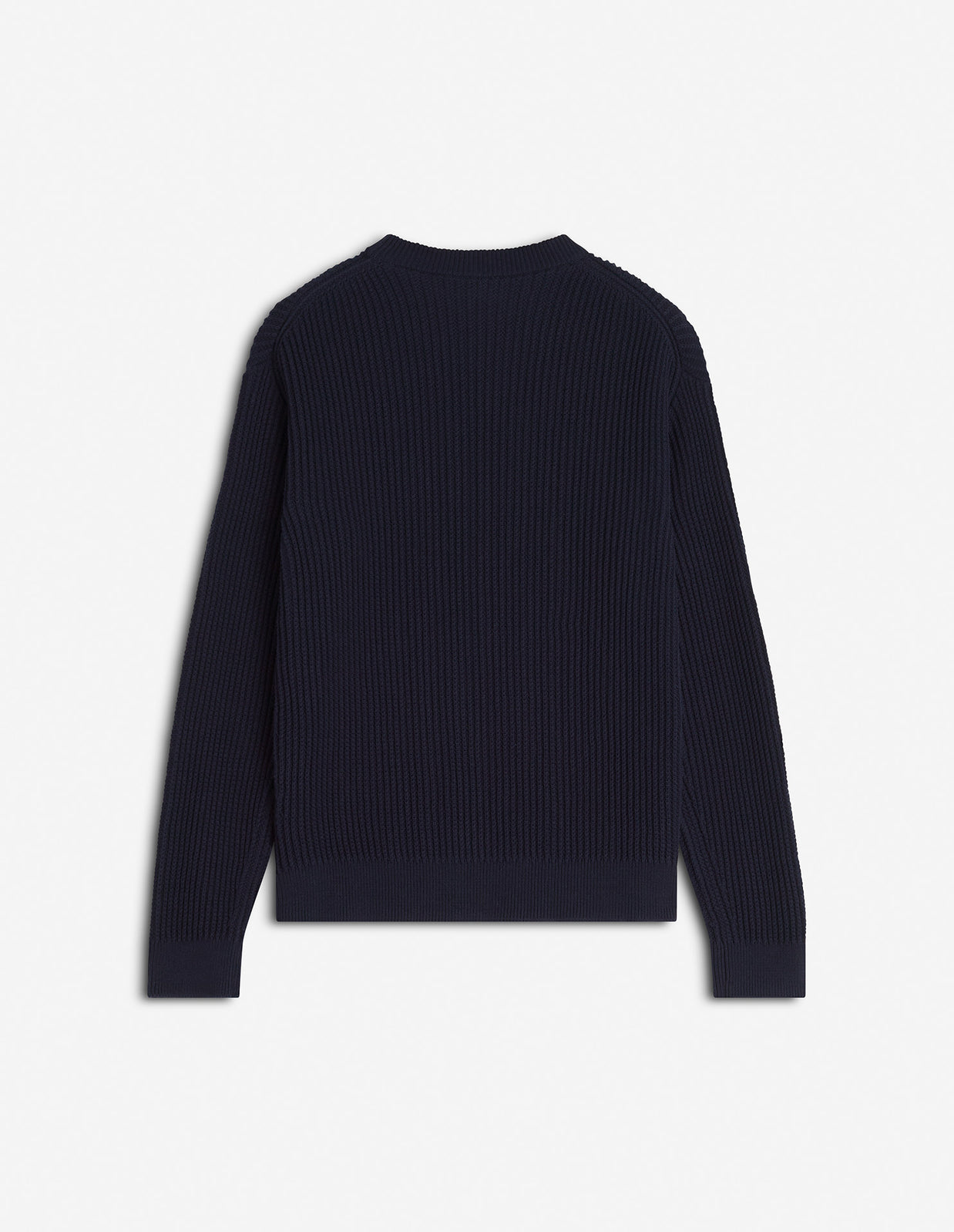 FOX HEAD COTTON RIBBED JUMPER