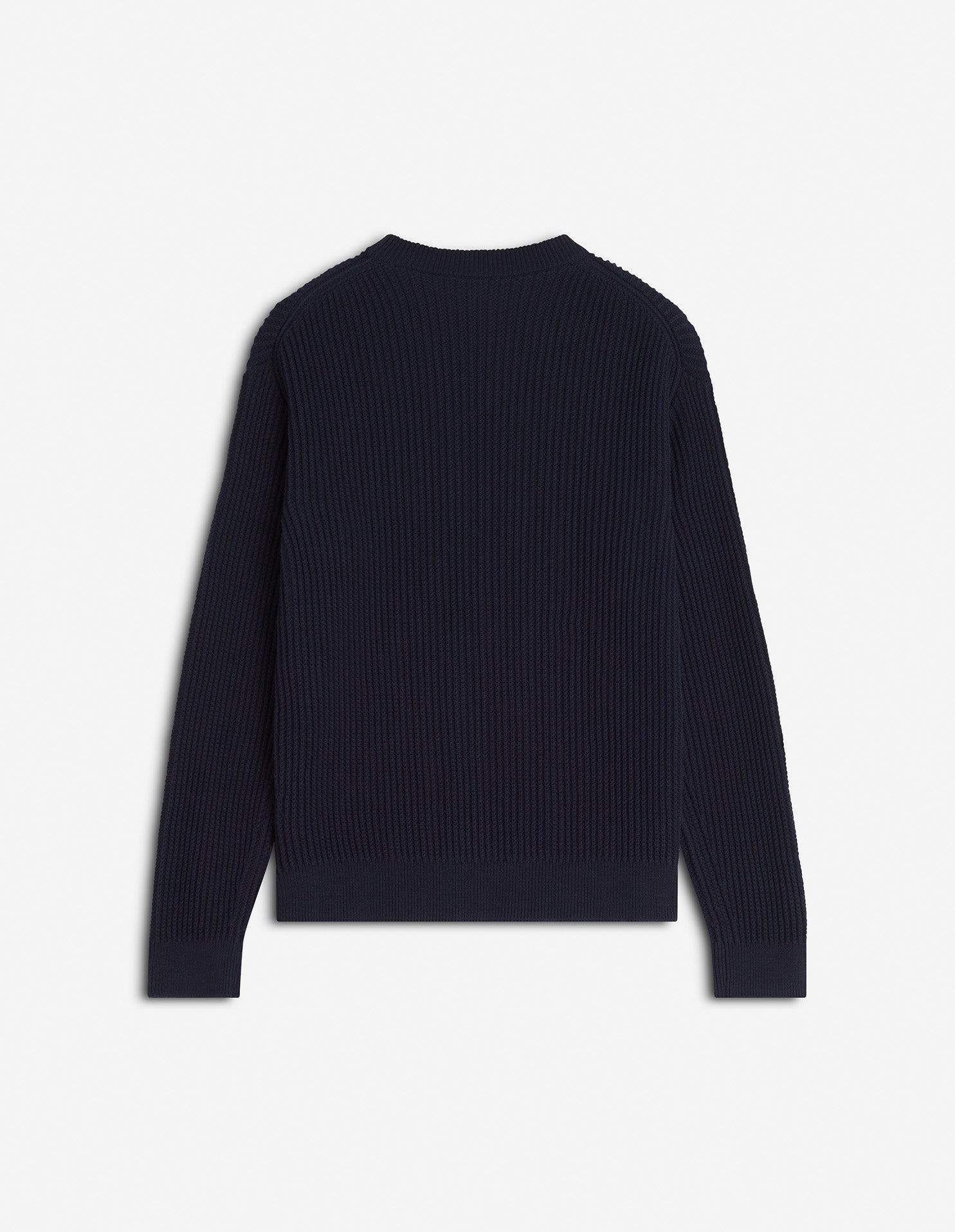 FOX HEAD COTTON RIBBED JUMPER