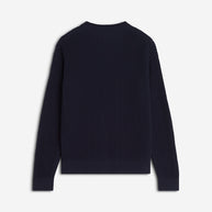 FOX HEAD COTTON RIBBED JUMPER