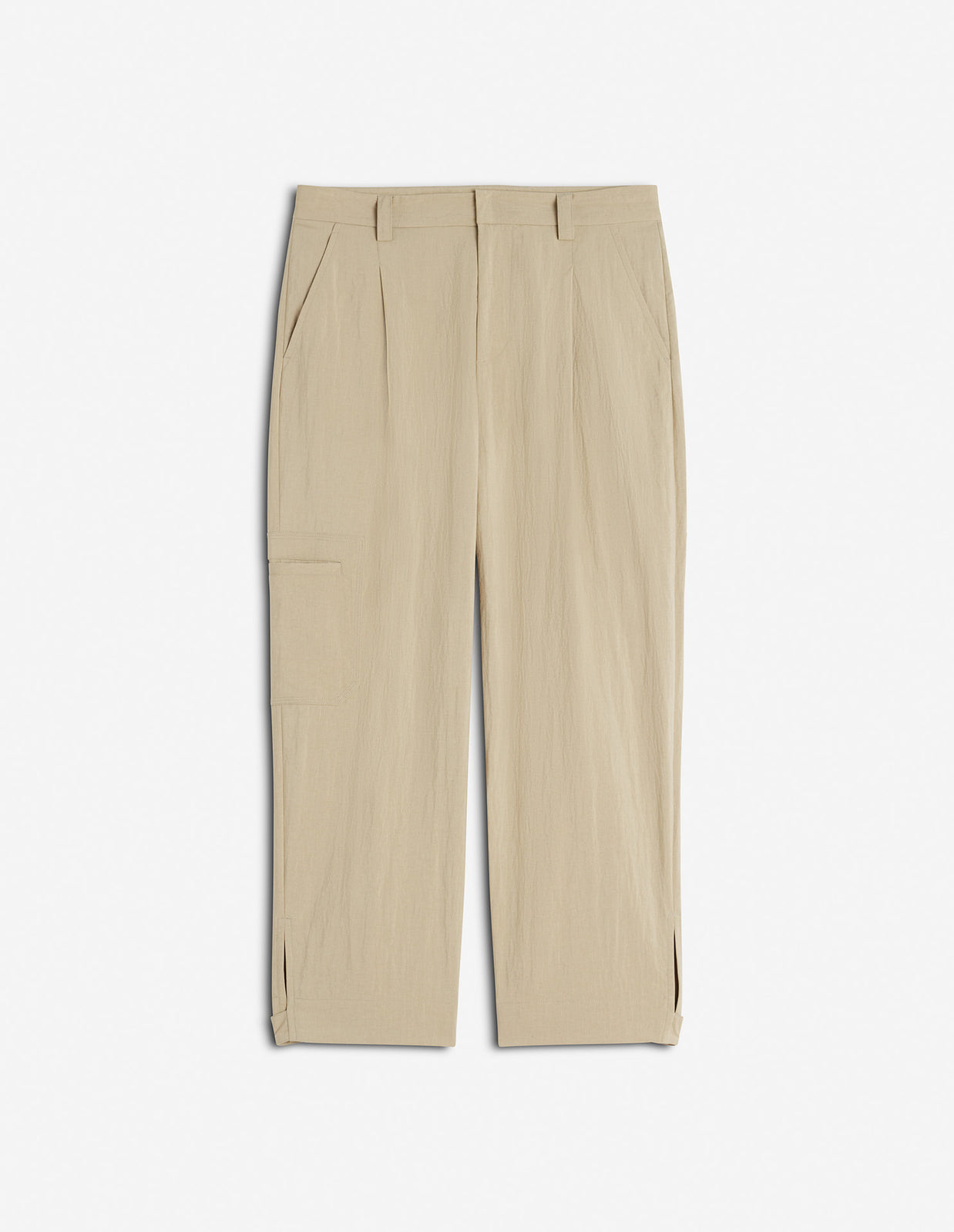PLEATED CARGO PANTS