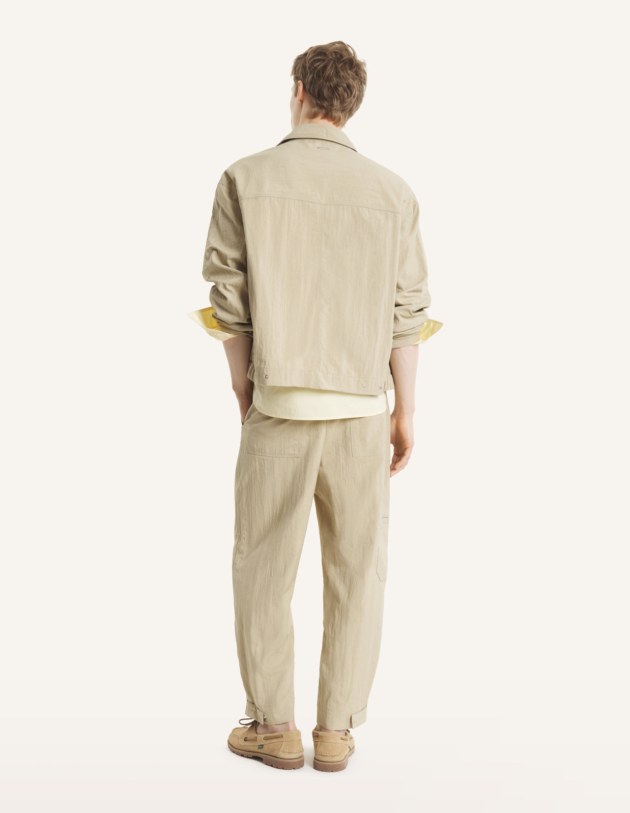 PLEATED CARGO PANTS