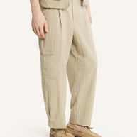 PLEATED CARGO PANTS