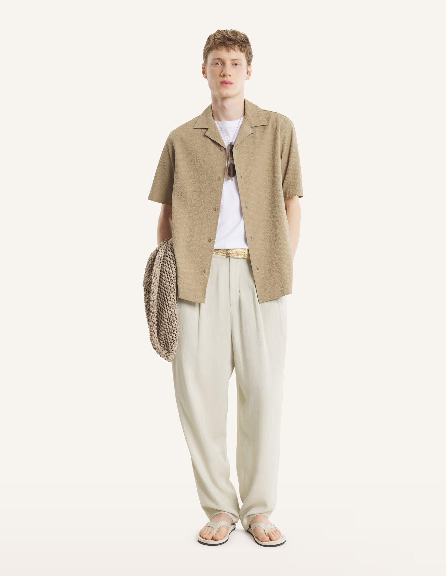 TAILORED PLEATED PANTS