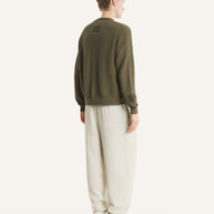 ART NOUVEAU STAMPS KNITTED BLOUSON