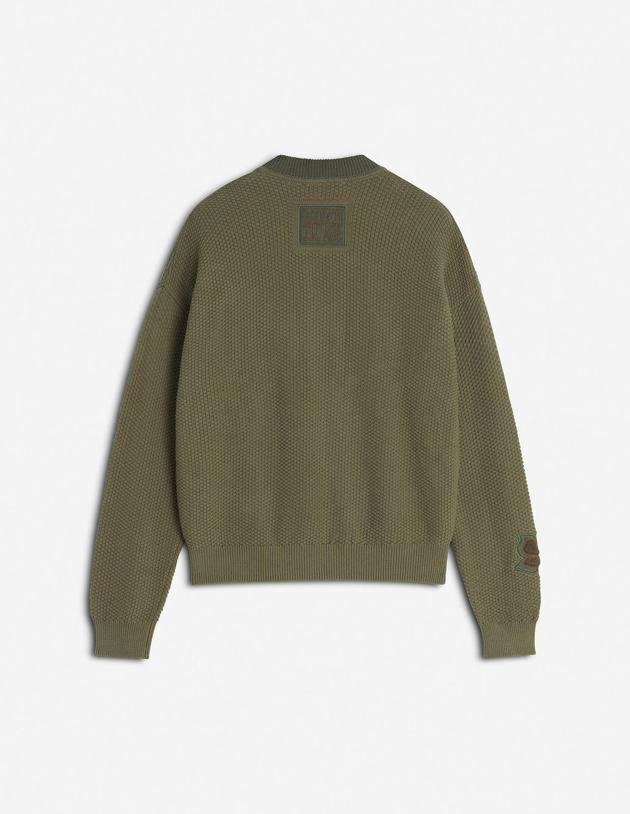 ART NOUVEAU STAMPS KNITTED BLOUSON
