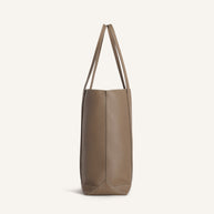 MAISON KITSUNE PARIS LEATHER TOTE