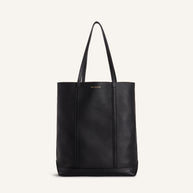 MAISON KITSUNE PARIS LEATHER TOTE