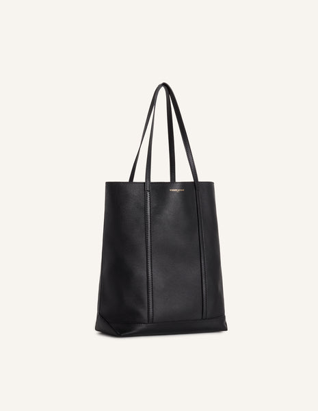 MAISON KITSUNE PARIS LEATHER TOTE