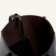 MAISON KITSUNE PARIS LEATHER TOTE