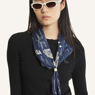 PARISIAN MAP SCARF