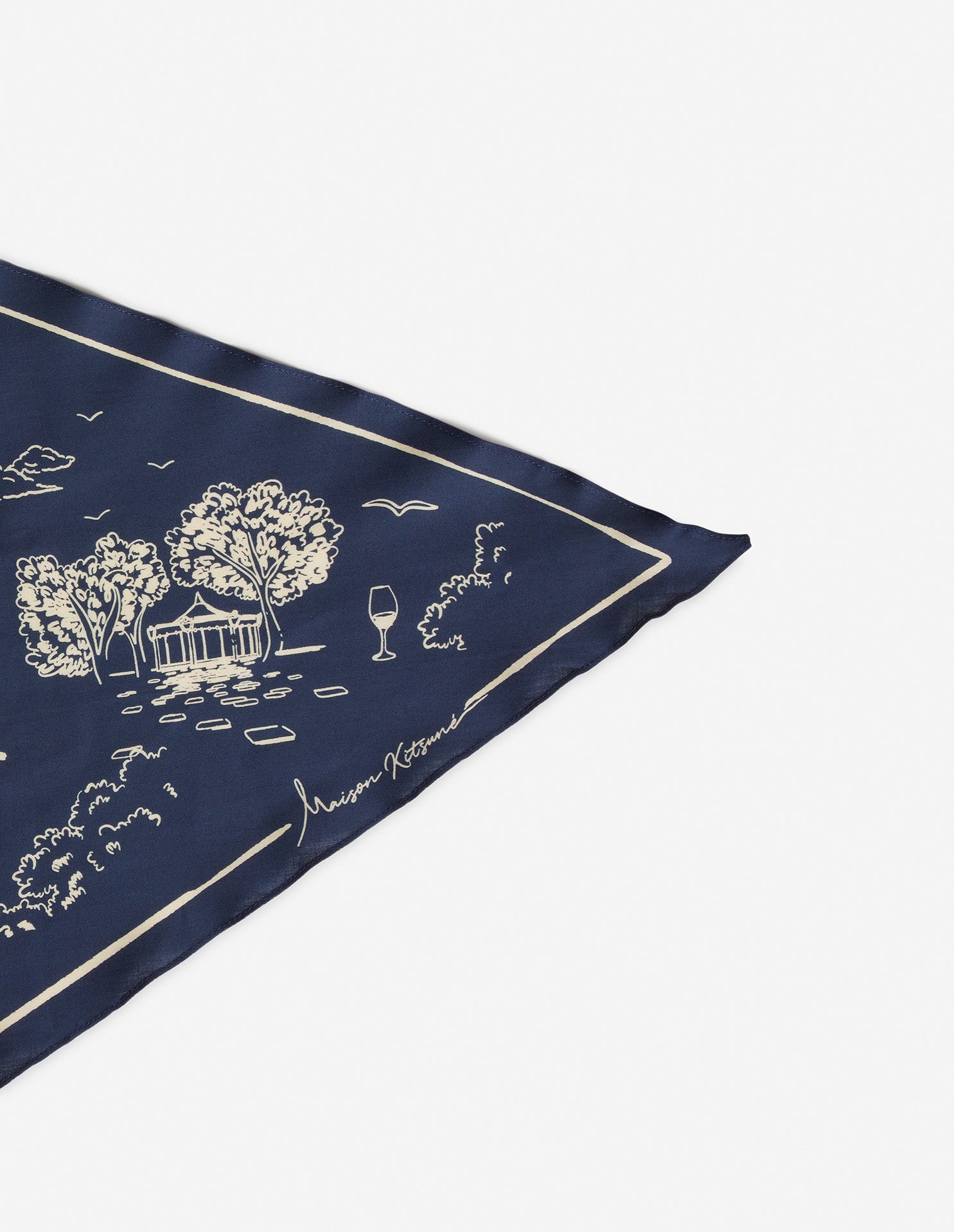 PARISIAN MAP SCARF