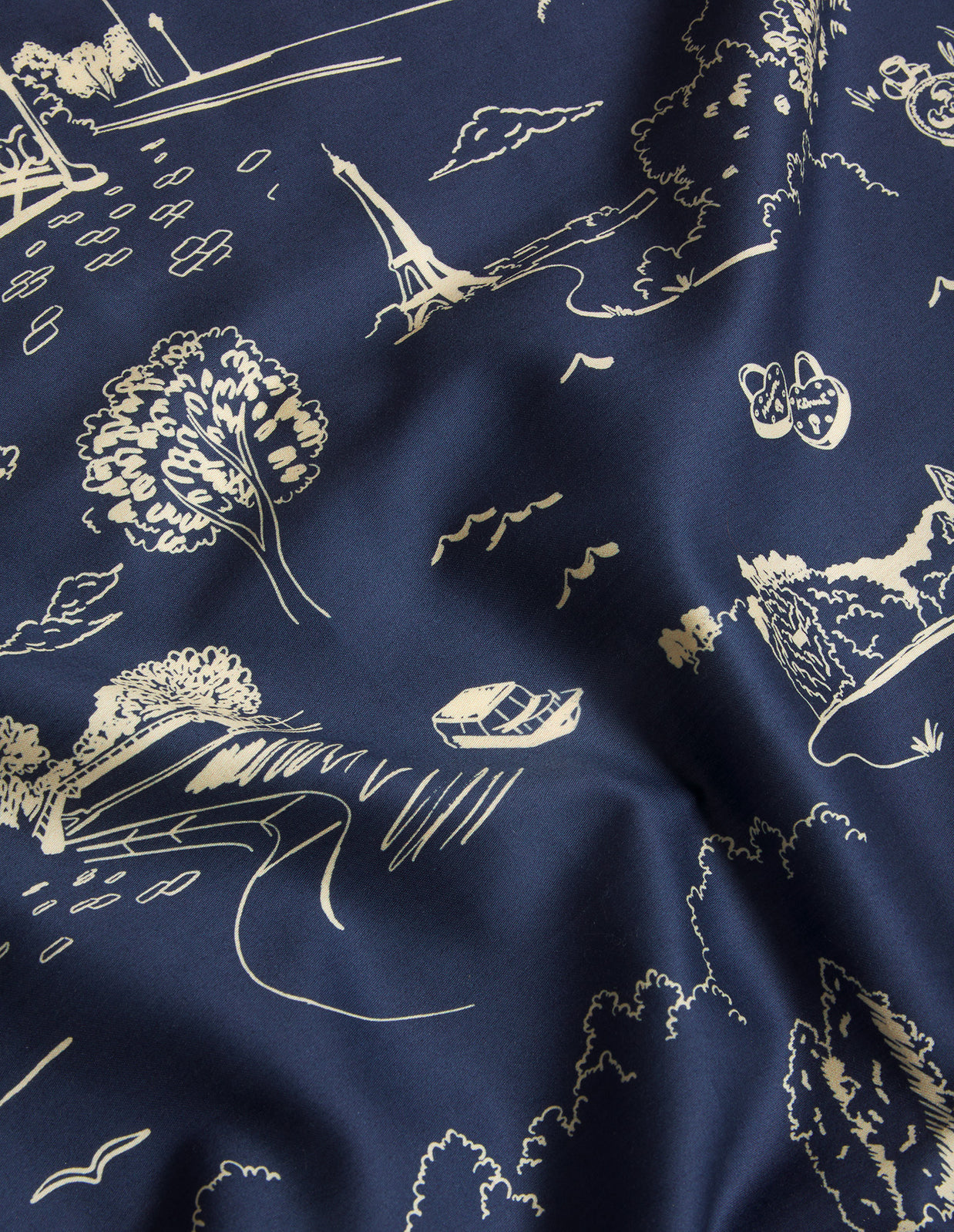 PARISIAN MAP SCARF
