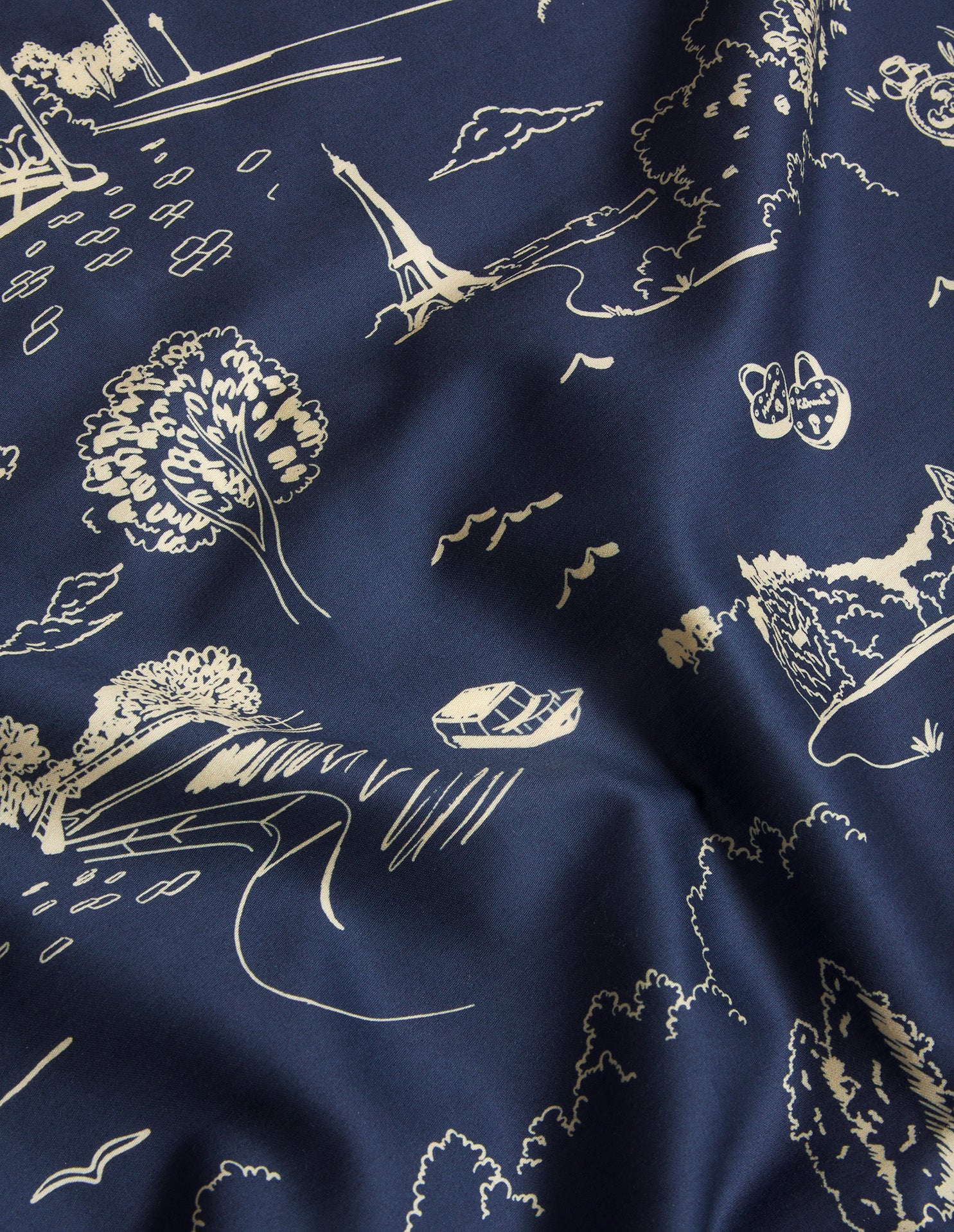 PARISIAN MAP SCARF
