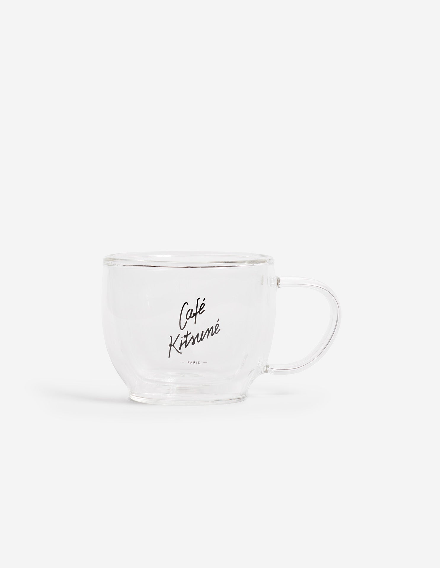 CAFÉ KITSUNÉ DOUBLE-WALLED GLASS MUG