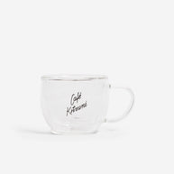 CAFÉ KITSUNÉ DOUBLE-WALLED GLASS MUG