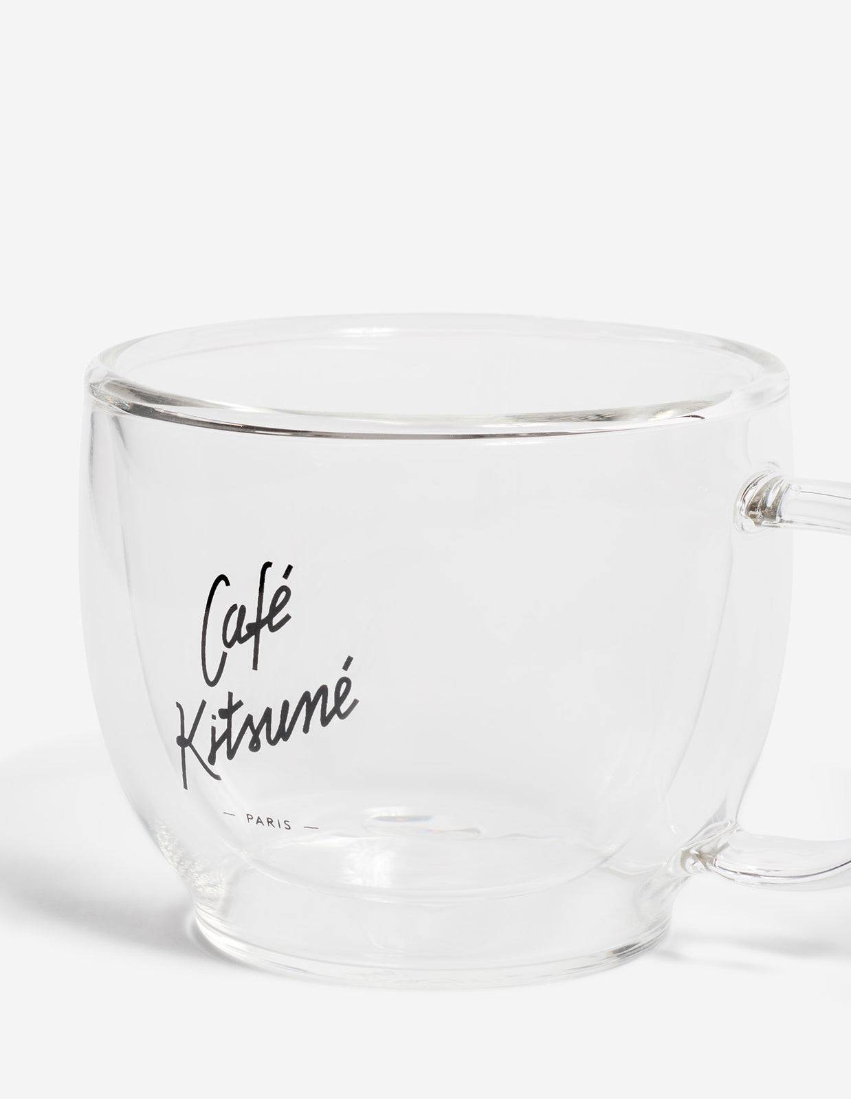 CAFÉ KITSUNÉ DOUBLE-WALLED GLASS MUG