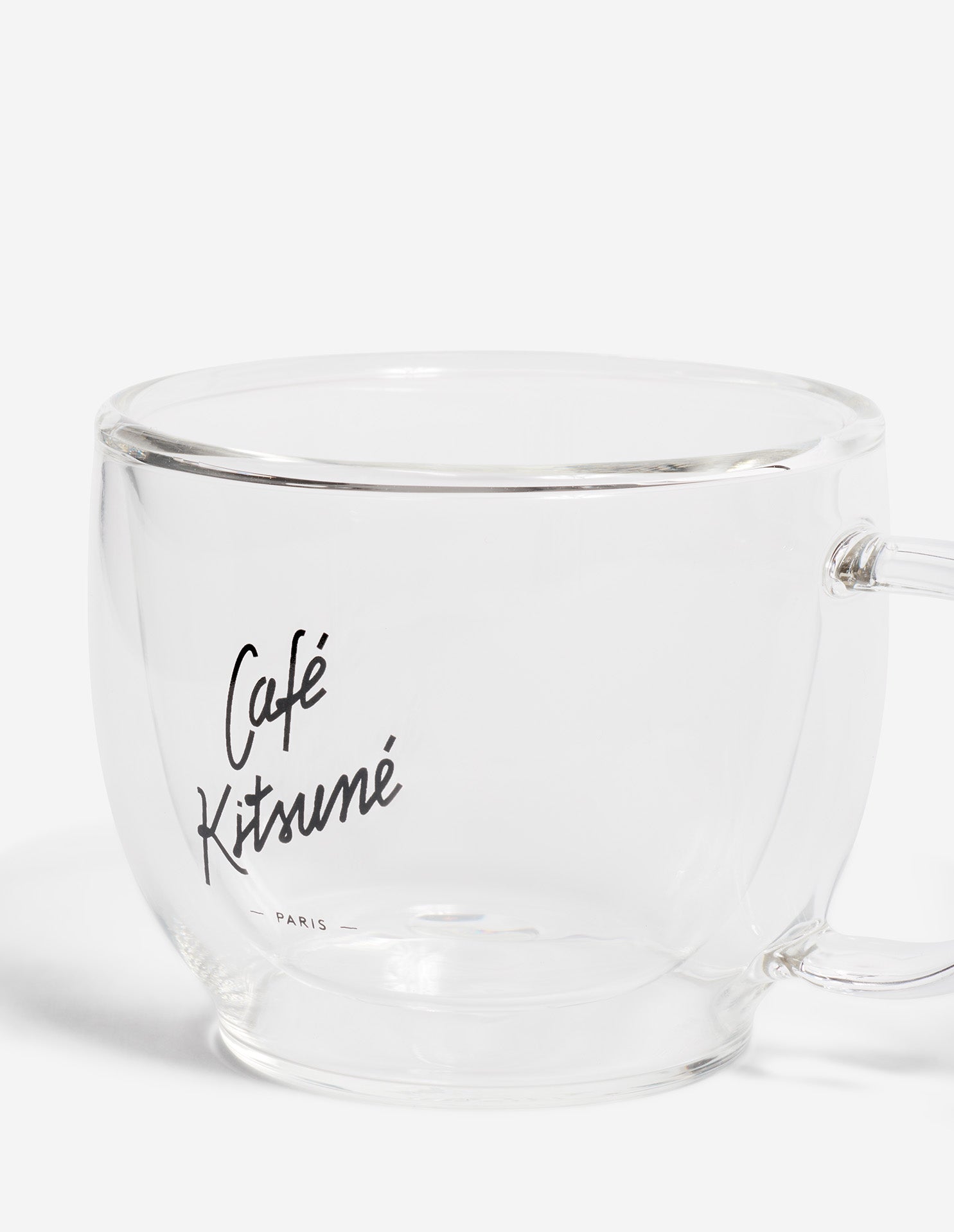 CAFÉ KITSUNÉ DOUBLE-WALLED GLASS MUG