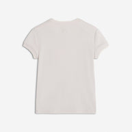 CONTRASTED RIB FITTED TEE-SHIRT