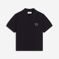 MAISON KITSUNÉ STAMP CROPPED POLO