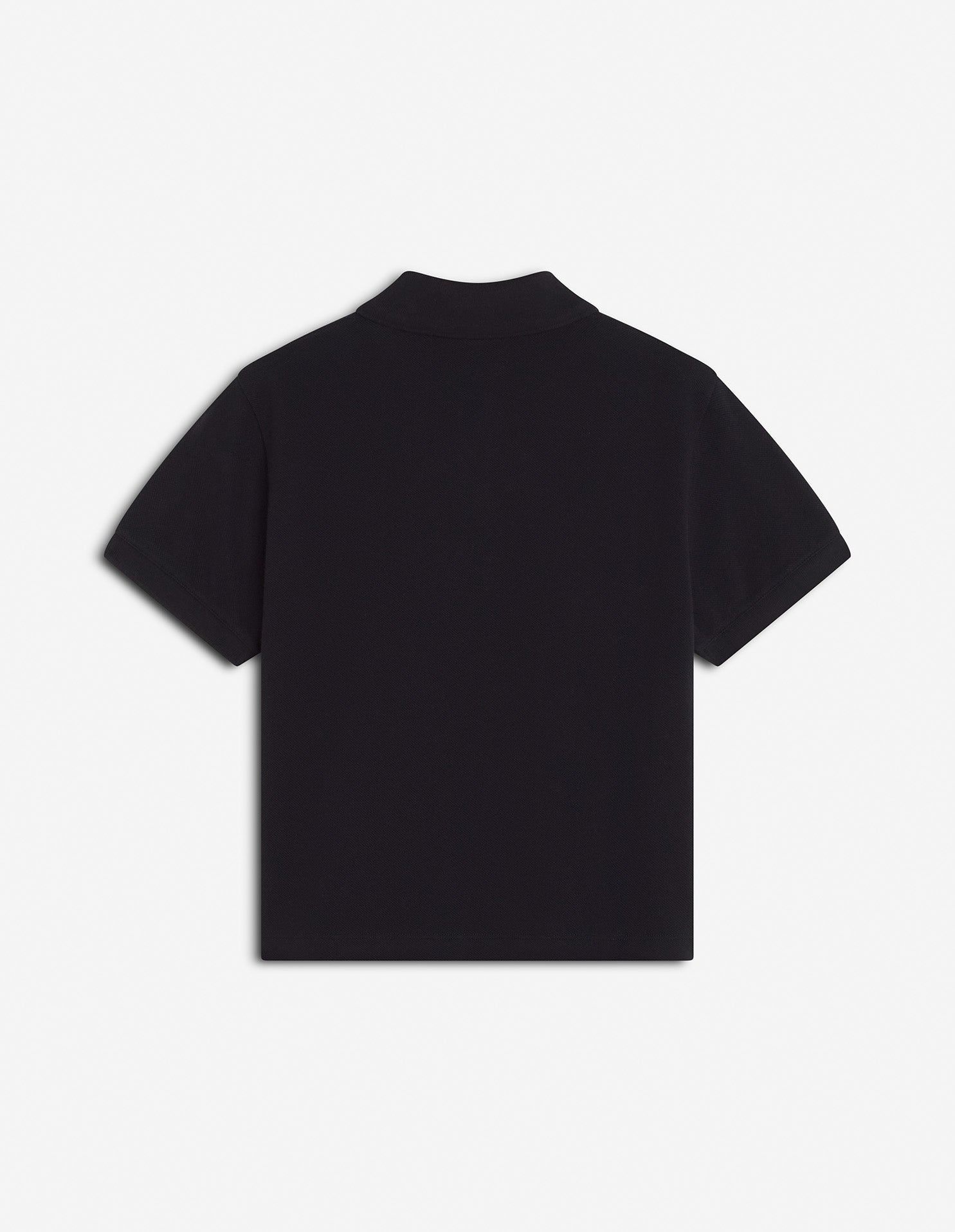 MAISON KITSUNÉ STAMP CROPPED POLO