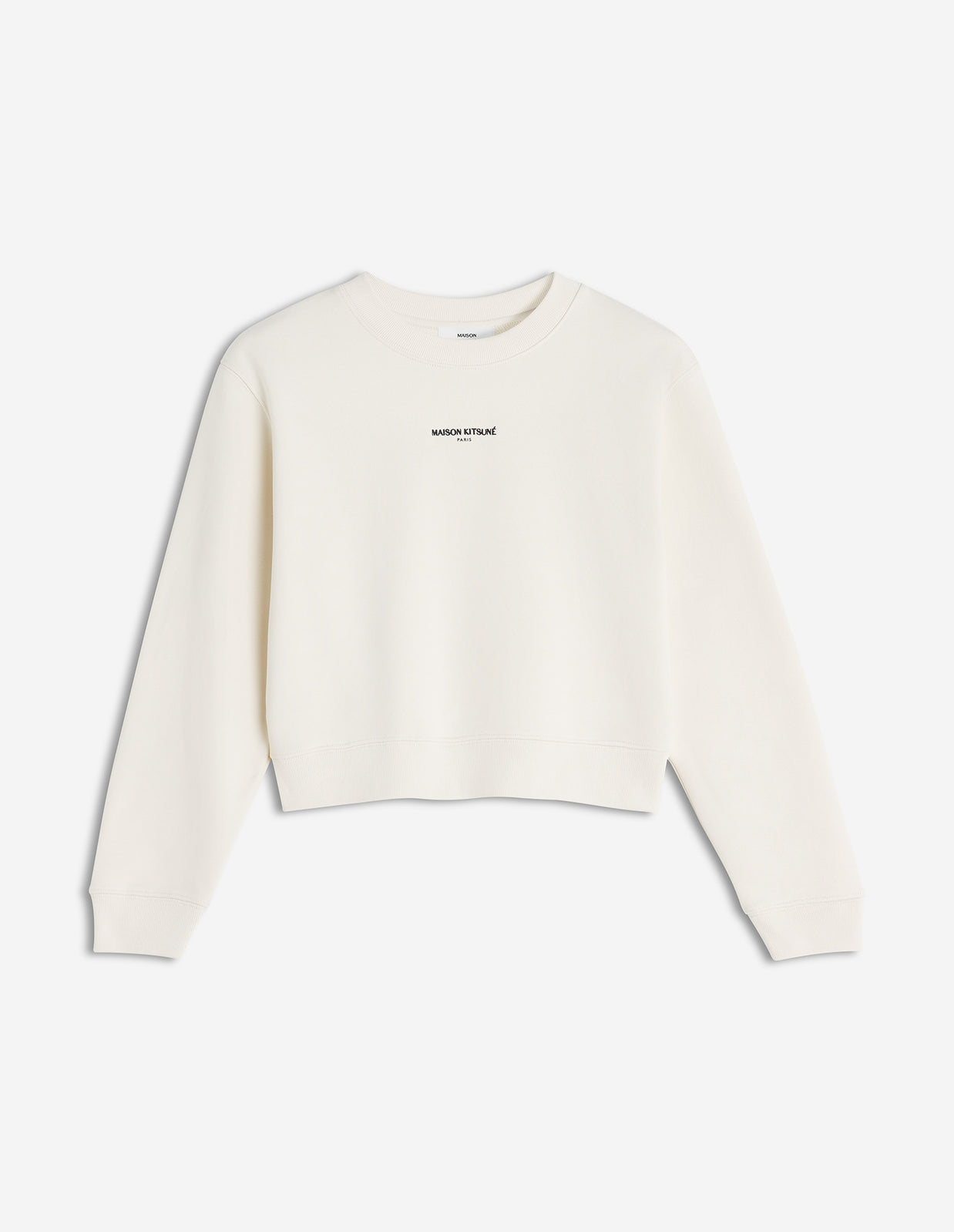 MAISON KITSUNÉ PARIS CROPPED SWEATSHIRT