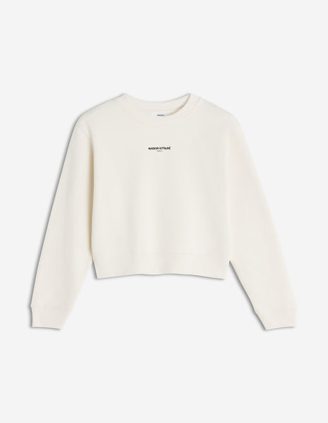 MAISON KITSUNÉ PARIS CROPPED SWEATSHIRT