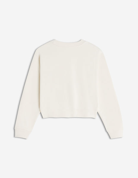 MAISON KITSUNÉ PARIS CROPPED SWEATSHIRT
