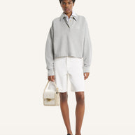MAISON KITSUNÉ STAMP POLO SWEATSHIRT