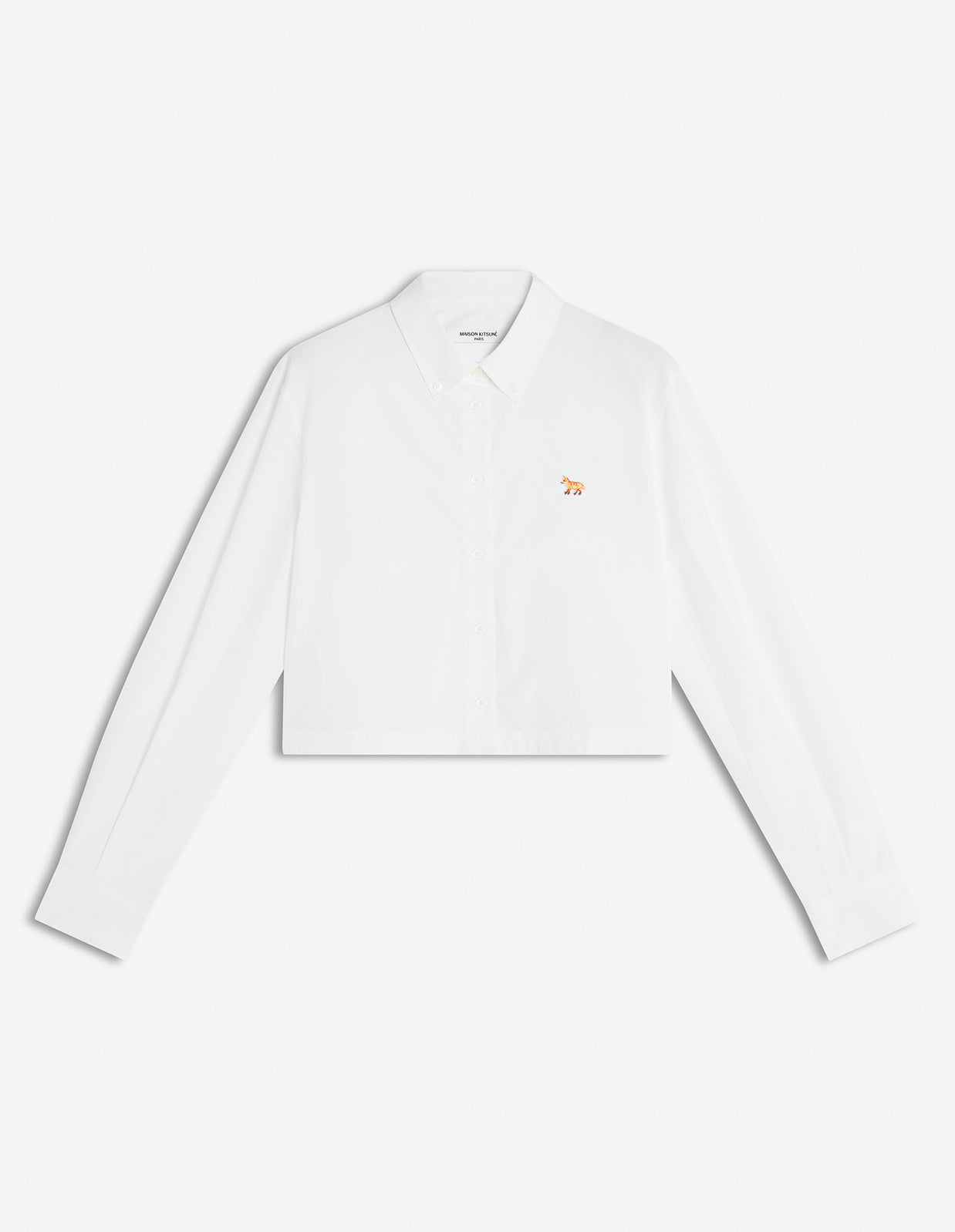 BABY FOX CROPPED SHIRT