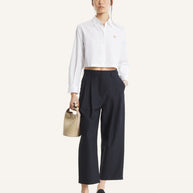 BABY FOX CROPPED SHIRT