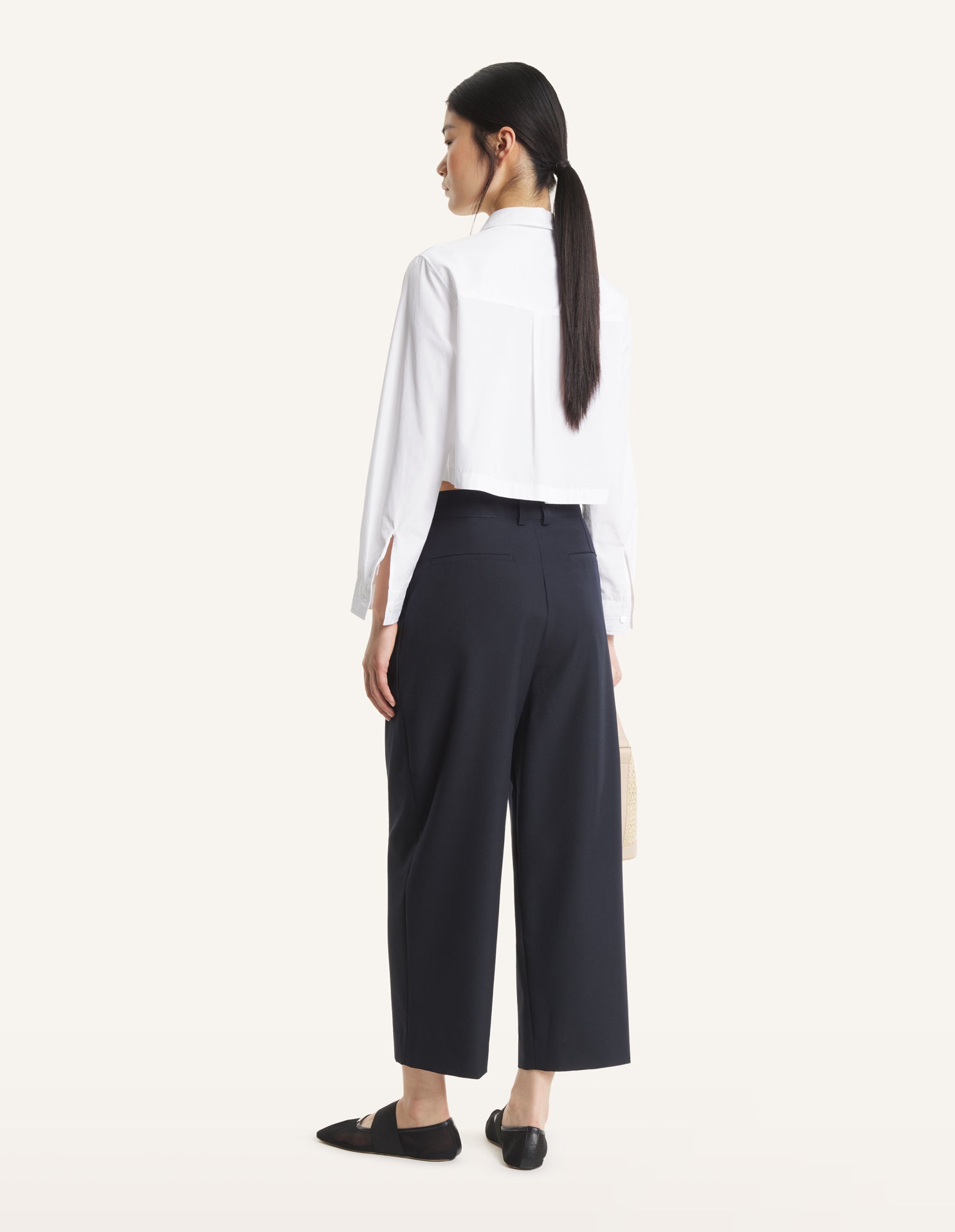 BABY FOX CROPPED SHIRT