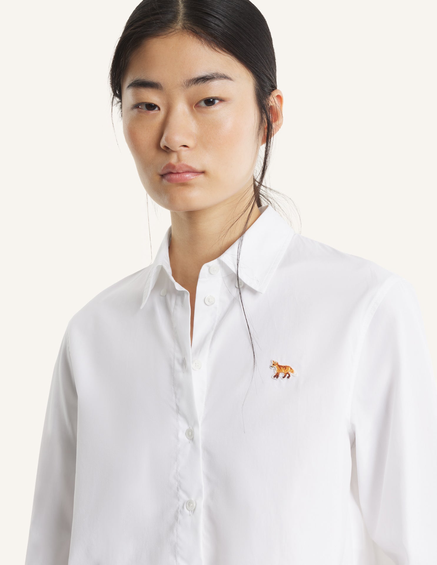 BABY FOX CROPPED SHIRT
