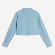 BABY FOX CROPPED SHIRT