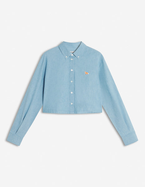 BABY FOX CROPPED SHIRT