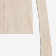 BABY FOX FINE RIB CARDIGAN