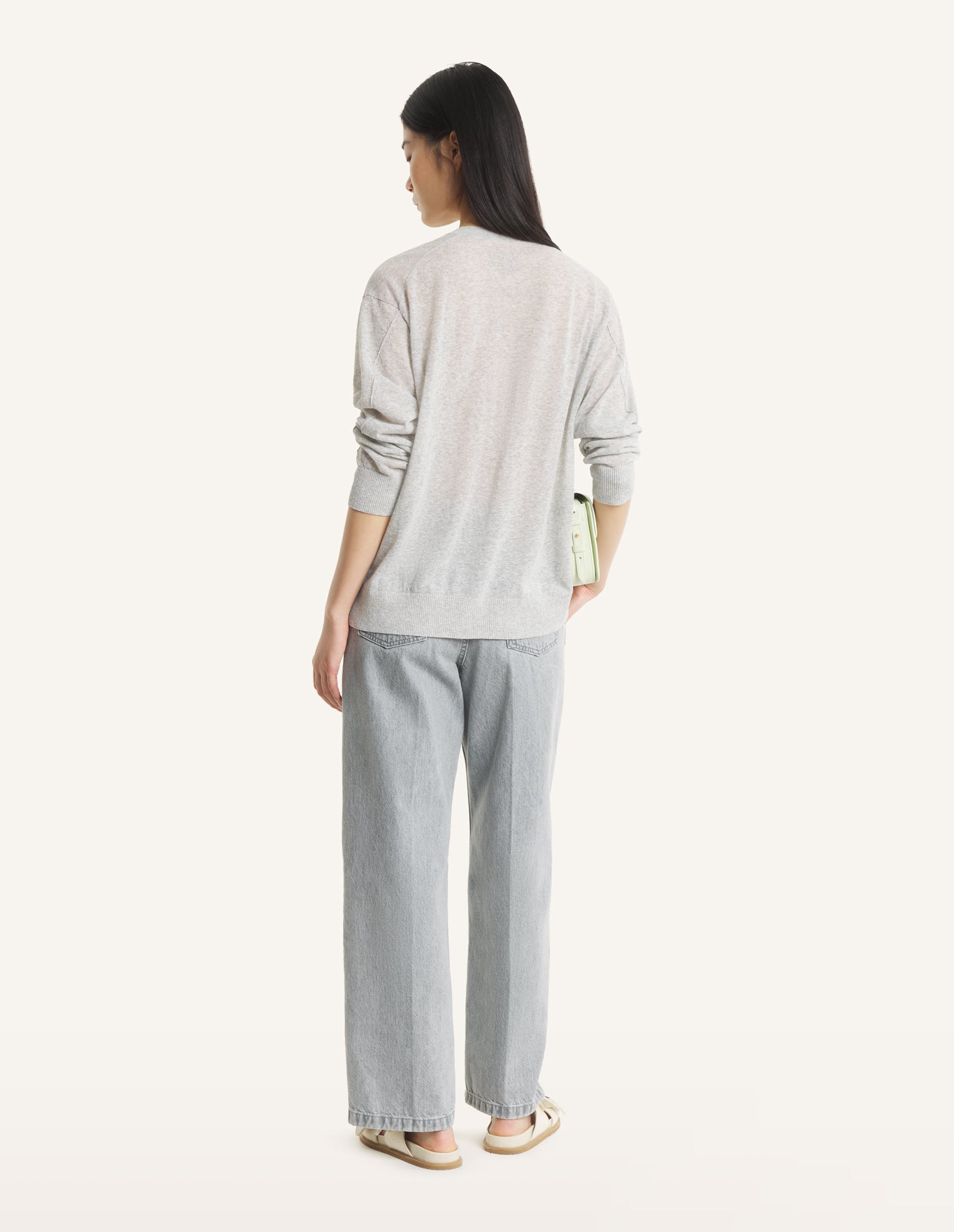 SEE-THROUGH LONG CARDIGAN