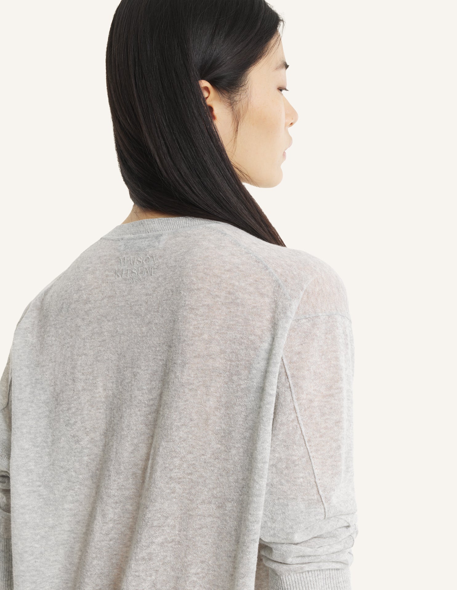 SEE-THROUGH LONG CARDIGAN