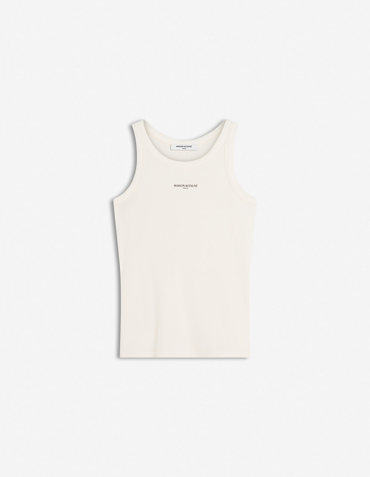 MAISON KITSUNÉ PARIS RIBBED TANK TOP