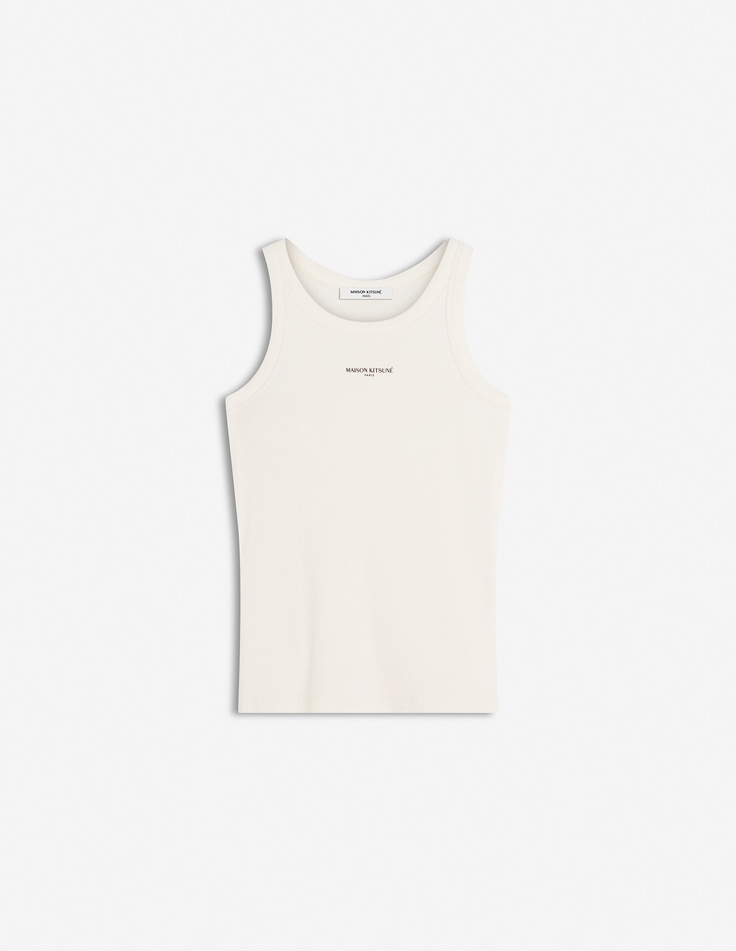 MAISON KITSUNÉ PARIS RIBBED TANK TOP