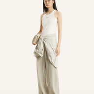 MAISON KITSUNÉ PARIS RIBBED TANK TOP