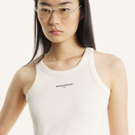 MAISON KITSUNÉ PARIS RIBBED TANK TOP