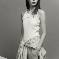 MAISON KITSUNÉ PARIS RIBBED TANK TOP