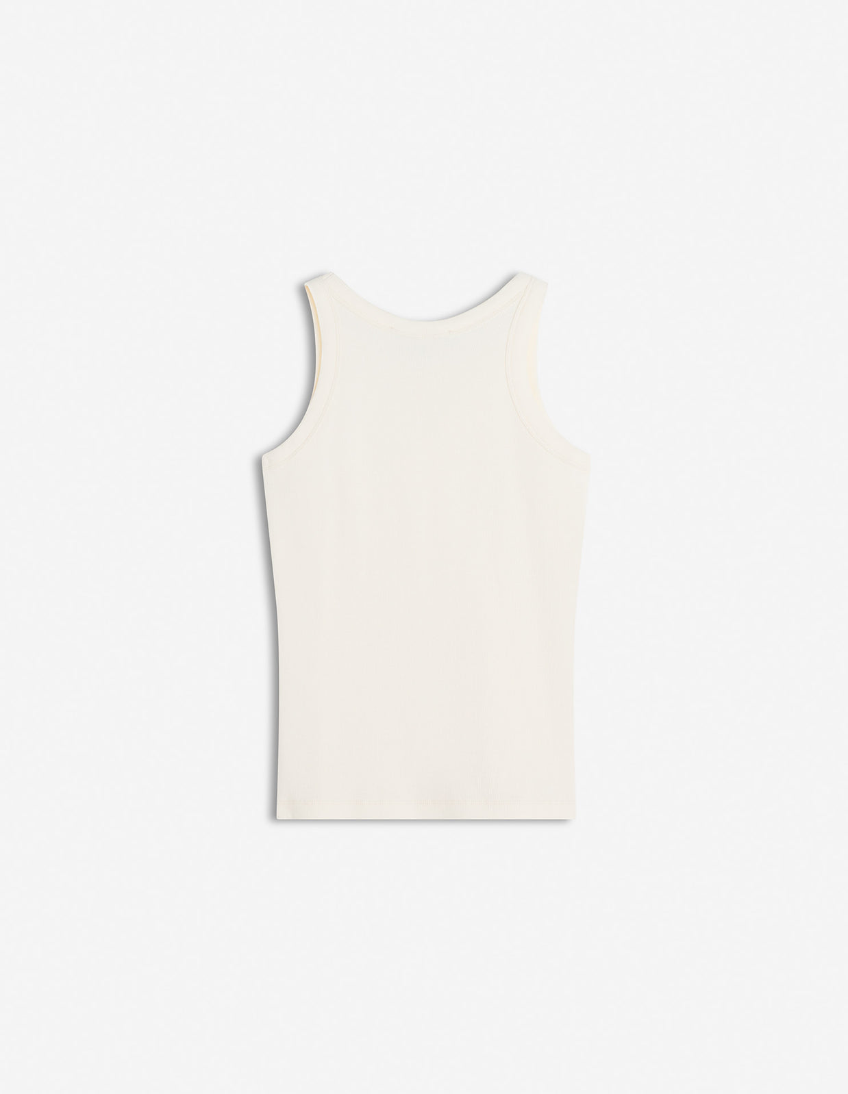 MAISON KITSUNÉ PARIS RIBBED TANK TOP