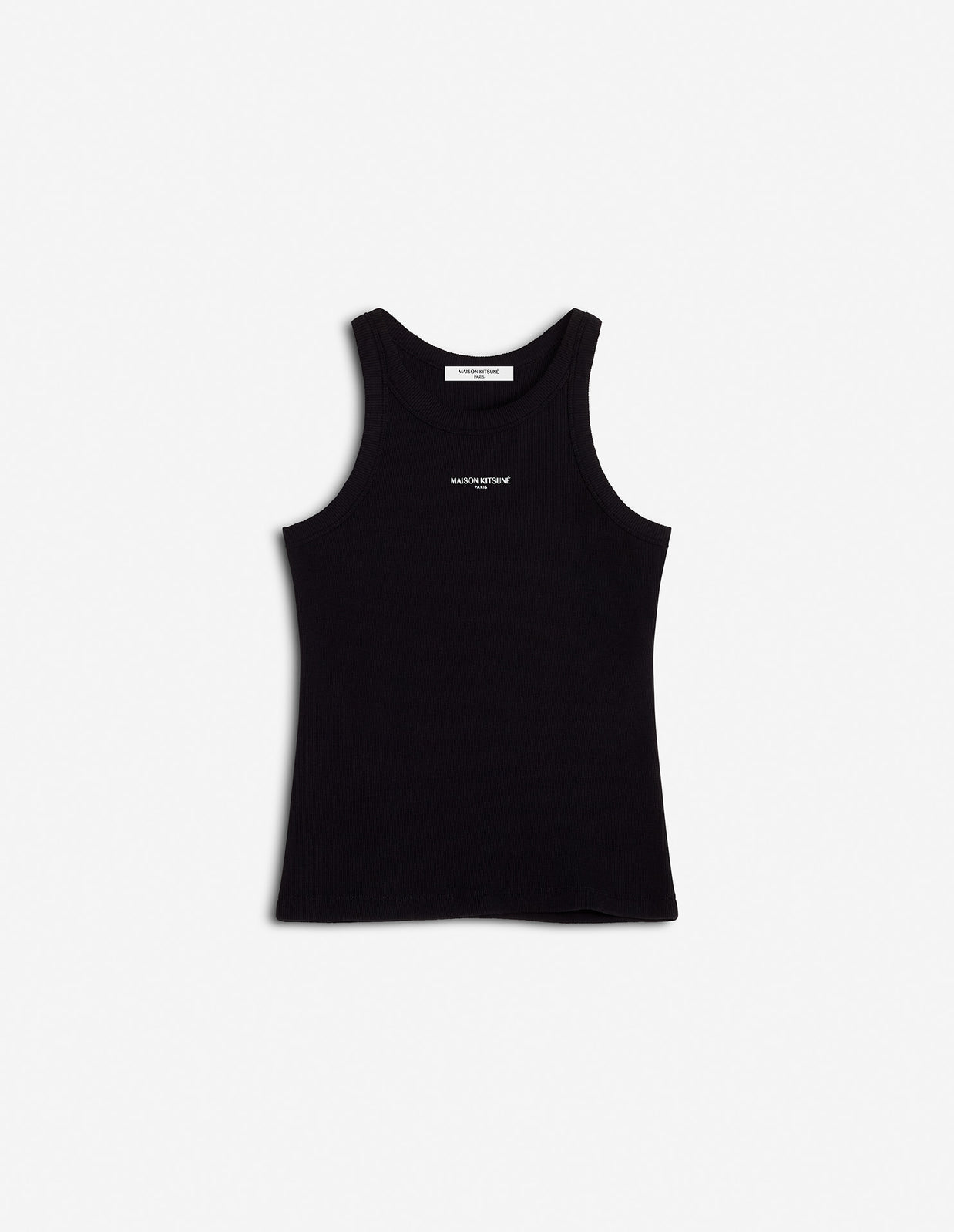 MAISON KITSUNÉ PARIS RIBBED TANK TOP