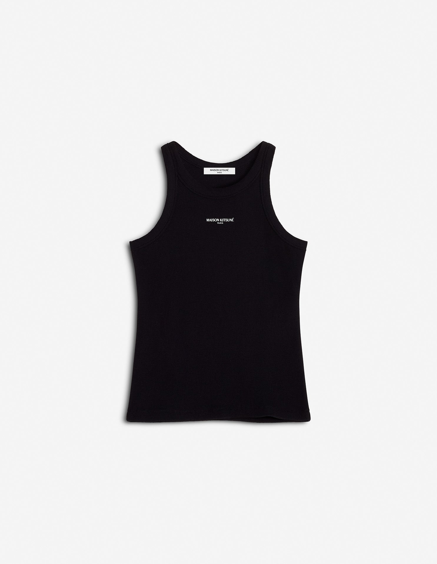 MAISON KITSUNÉ PARIS RIBBED TANK TOP