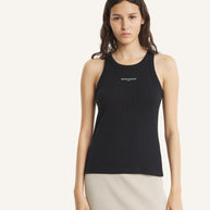 MAISON KITSUNÉ PARIS RIBBED TANK TOP