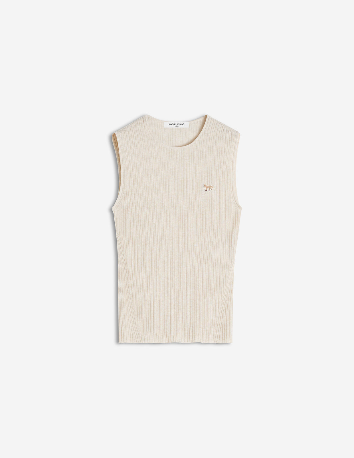 BABY FOX FINE RIB KNITTED TOP