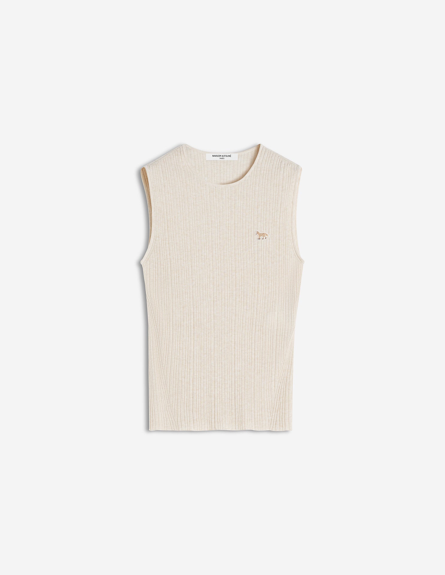 BABY FOX FINE RIB KNITTED TOP