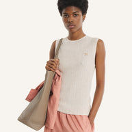 BABY FOX FINE RIB KNITTED TOP